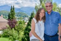 Anna (55) und Stefan (61) Fink, wohnen in Spiez